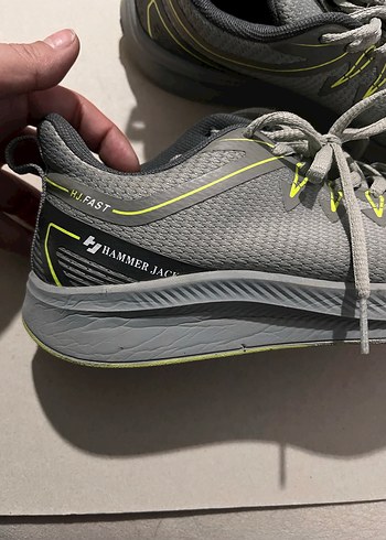 Hummer Jack Gri Spor unisex Sneakers Bağcıklı - Görsel 5