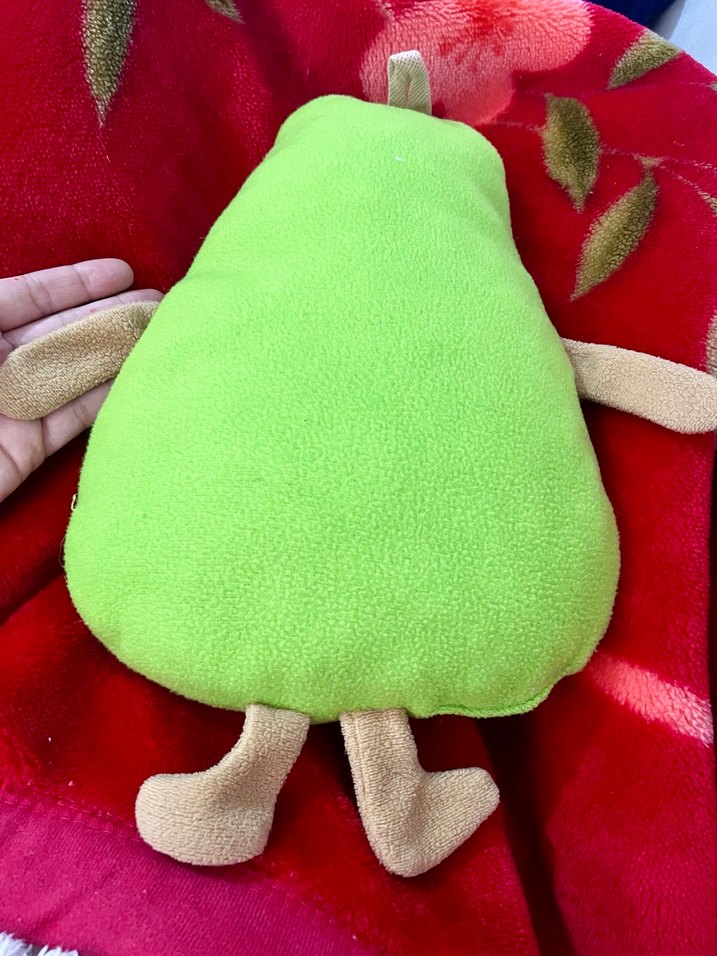 Renkli Yeşil Avokado Peluş Oyuncak - Görsel 2