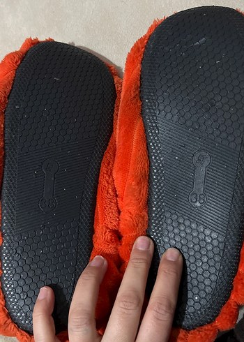 Turuncu(narçiçeği) Sıcacık Ev Terliği(patik) - Görsel 2