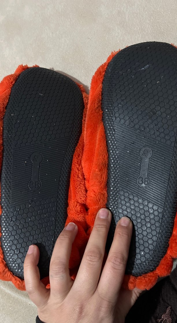 Turuncu(narçiçeği) Sıcacık Ev Terliği(patik) - Görsel 2