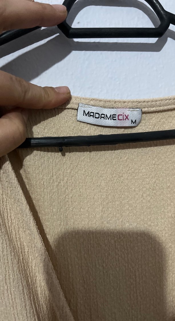 Bej Keten Bohem Uzun Elbise - Görsel 2