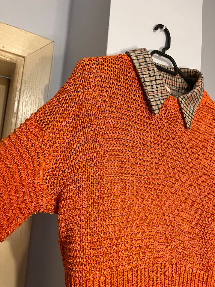 H&M Düğmeli, Uzun Kollu Kadın Keten Gömlek - Görsel 5