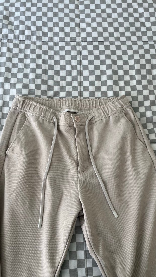 Bej Regular Fit Erkek Spor Pantolon - Görsel 4