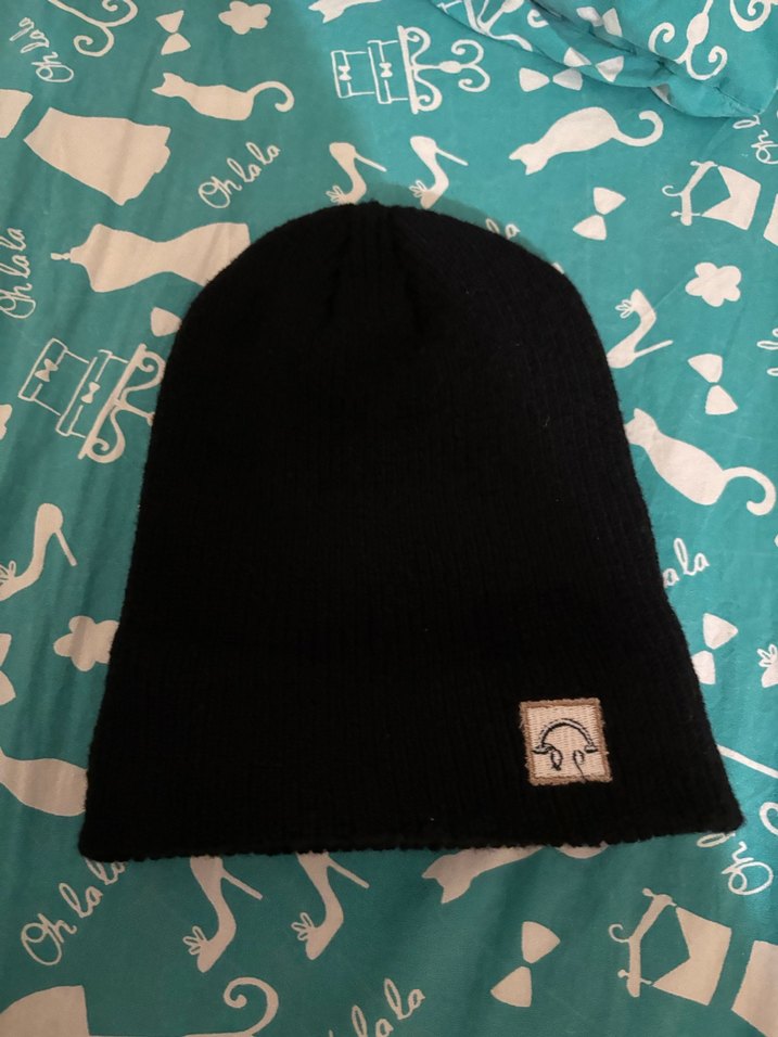 Siyah Örgü Kadın Bere - Görsel 2