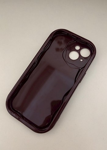 Bordo Parlak Bohem Telefon Kılıfı - Görsel 2