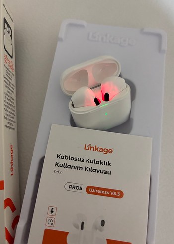 Linkage PRO5 Kablosuz Kulak İçi Kulaklık Beyaz - Görsel 3