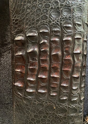 Kahverengi Yılan Derisi Desenli Deri Kadın Portföy Çanta - Görsel 9