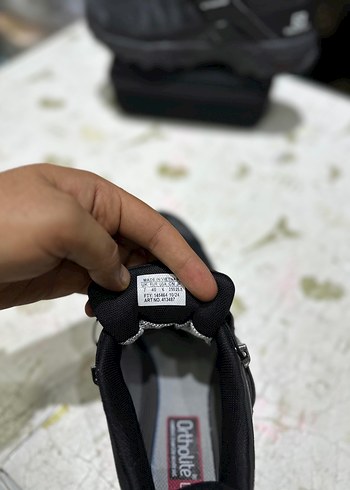 Erkek Siyah Kamuflaj Spor Ayakkabı Velcro - Görsel 5