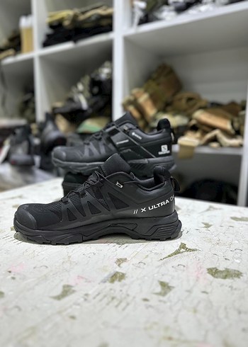 Erkek Siyah Kamuflaj Spor Ayakkabı Velcro - Görsel 2