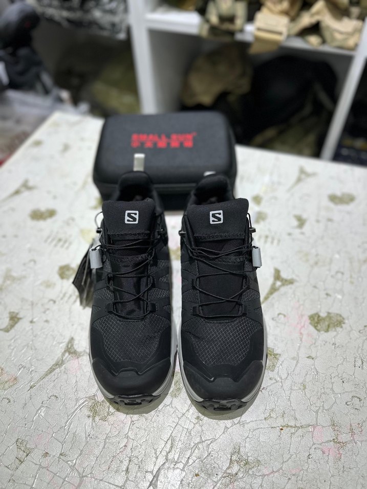 Gri Kamuflaj Desenli Bağcıklı Outdoor Ayakkabı - Görsel 4