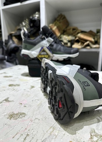 Gri Kamuflaj Desenli Bağcıklı Erkek Spor Outdoor Ayakkabı - Görsel 5