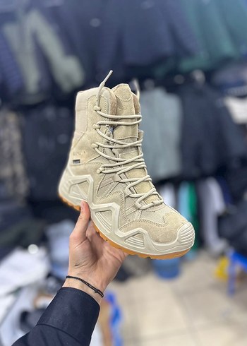 Bej Kamuflajlı Bağcıklı Erkek Outdoor Botu - Görsel 5