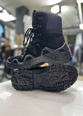 Siyah Kamuflaj Desenli Bağcıklı Erkek Bot - Görsel 3