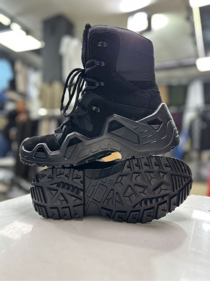 Siyah Kamuflaj Desenli Bağcıklı Erkek Bot - Görsel 3