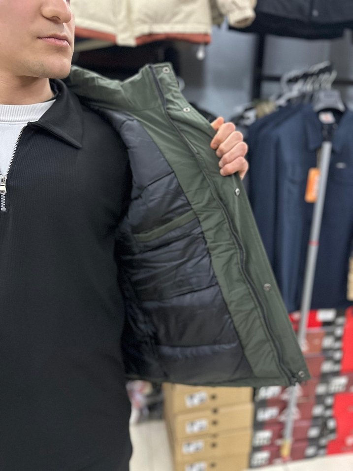 Kapüşonlu Erkek Sokak Stili Mont - Görsel 3