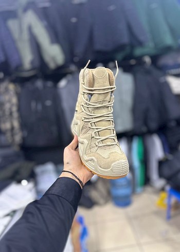 Bej Kamuflajlı Bağcıklı Erkek Outdoor Bot - Görsel 6