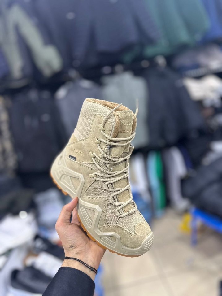 Bej Kamuflajlı Bağcıklı Erkek Outdoor Bot - Görsel 3