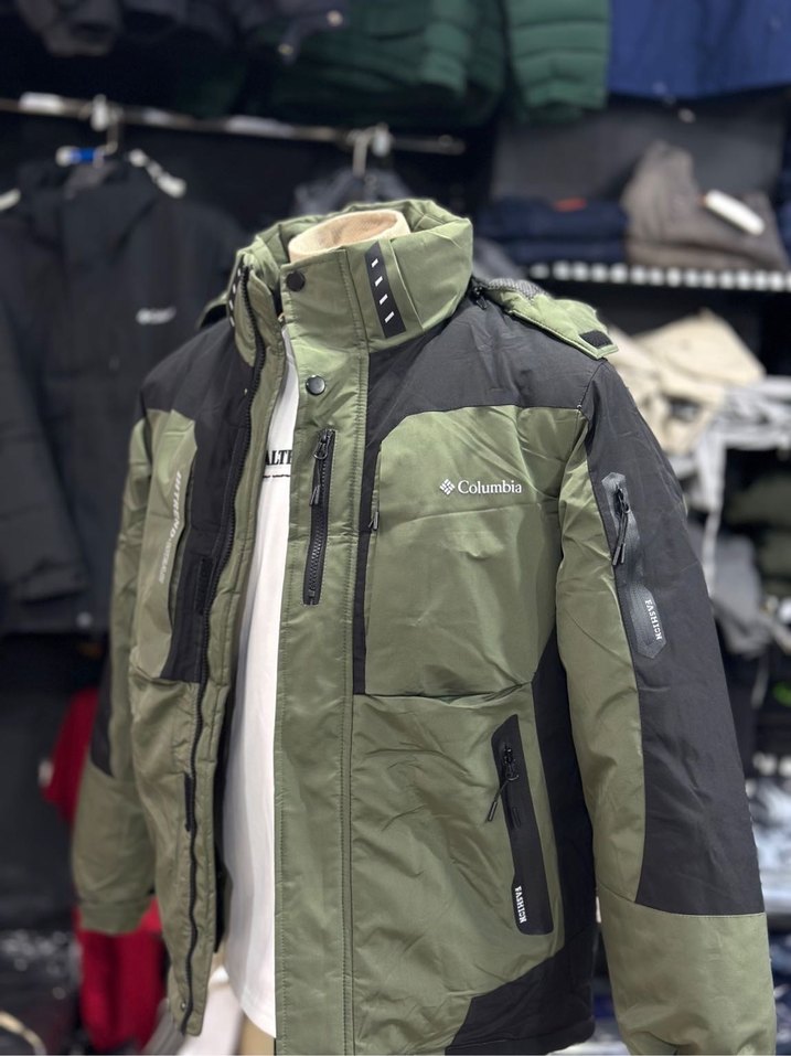 Erkek Kamuflaj Desenli Kapüşonlu Mont - Görsel 4