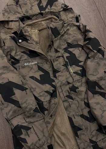 Columbia Kamuflaj Desenli Erkek Mont - Görsel 3