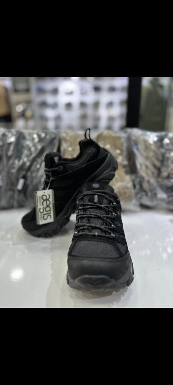 Erkek Siyah Kamuflaj Bağcıklı Outdoor Ayakkabı - Görsel 4