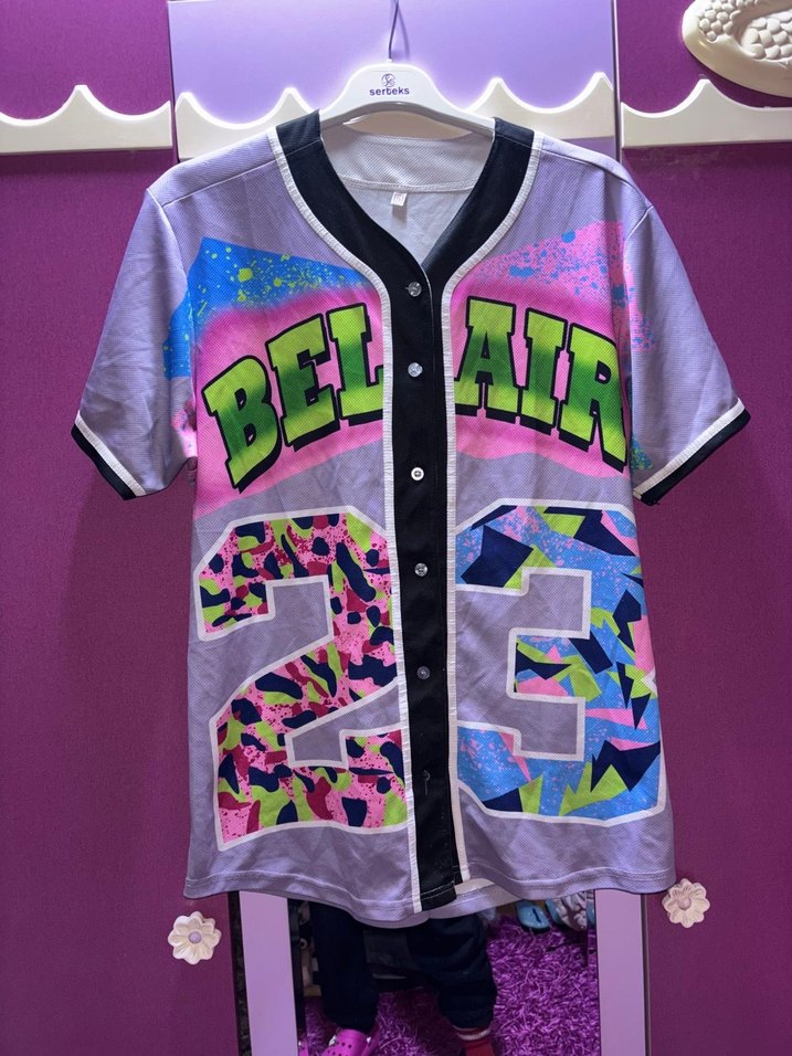 Renkli Düğmeli Kısa Kollu Spor Tişört - Görsel 3