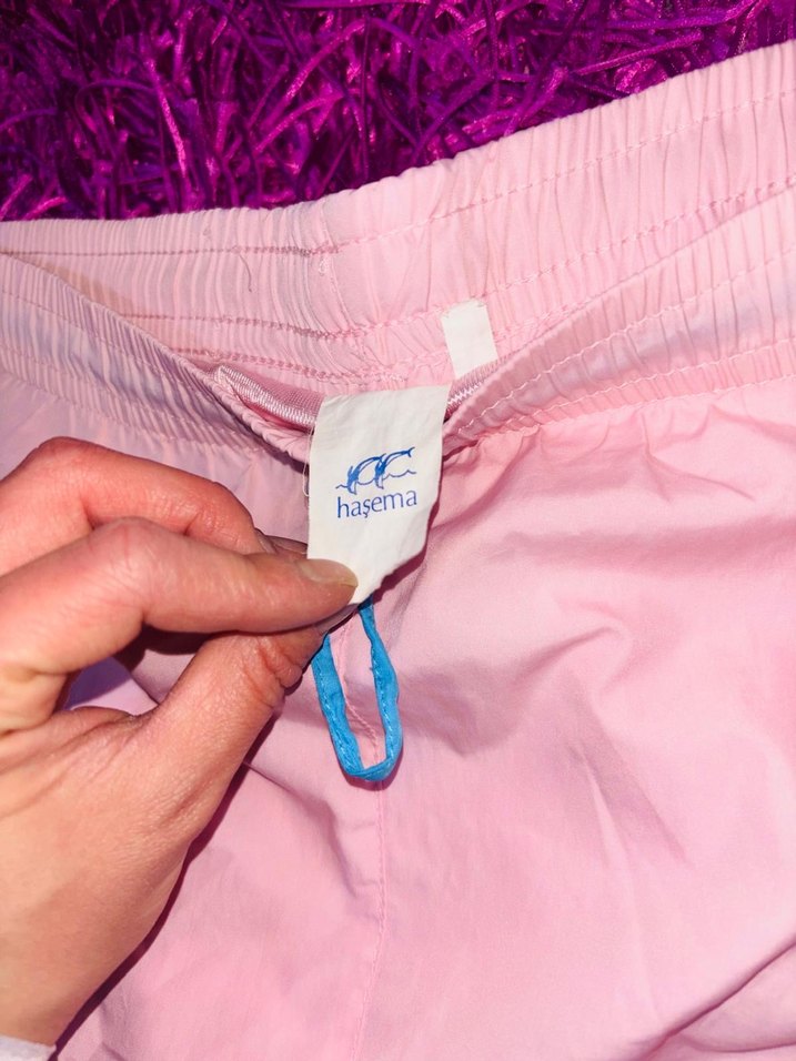 Pembe ve Mavi haşema , Fermuarlı - Görsel 3