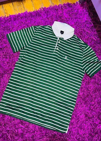 Sarar marka Erkek Yeşil Çizgili Polo Tişört - Görsel 2