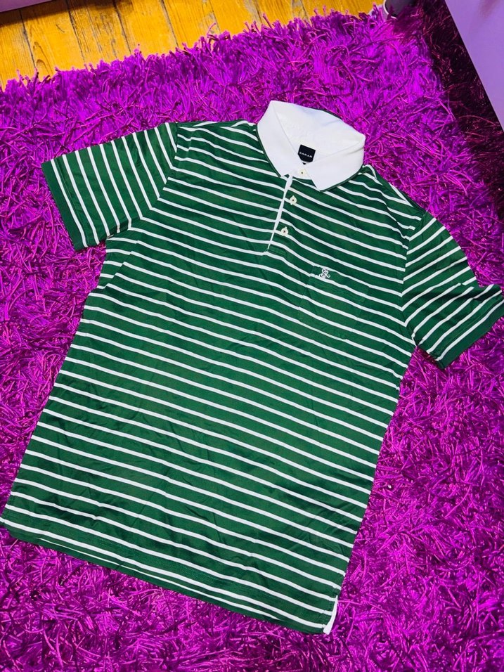 Sarar marka Erkek Yeşil Çizgili Polo Tişört - Görsel 2