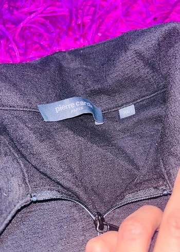 Fermuarlı Siyah Erkek Polo Tişört - Görsel 2