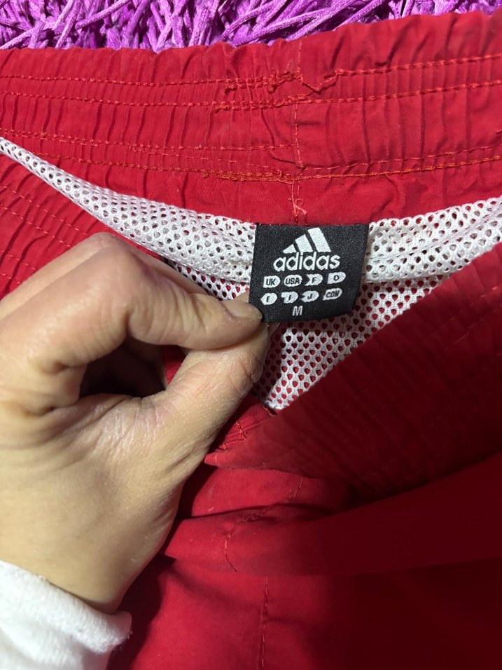 Kırmızı Erkek Spor Mini Şort - Görsel 3