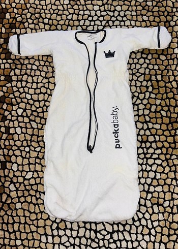 Beyaz Çocuk Uyku Tulumu Baskılı - Görsel 2