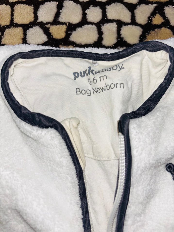 Beyaz Çocuk Uyku Tulumu Baskılı - Görsel 4