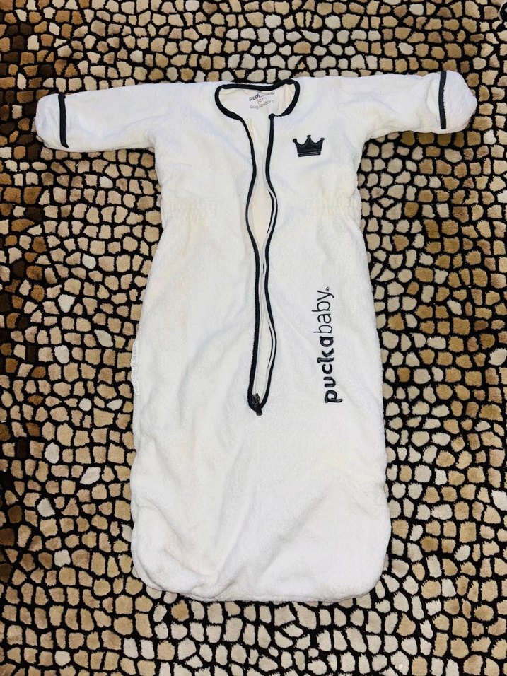 Beyaz Çocuk Uyku Tulumu Baskılı - Görsel 2