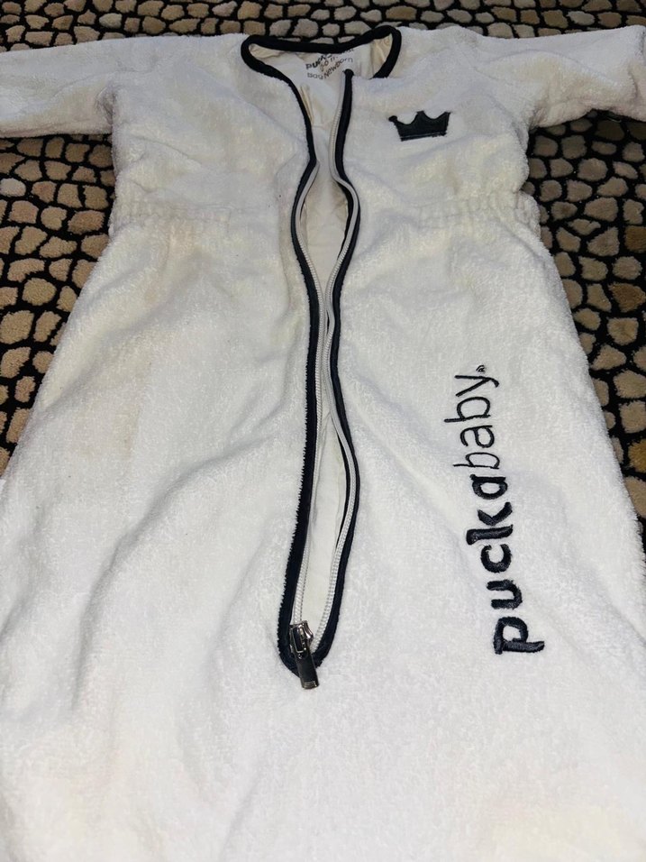 Beyaz Çocuk Uyku Tulumu Baskılı - Görsel 3