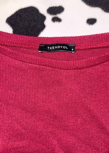 Bordo Uzun Kollu Midi Triko Elbise - Görsel 3