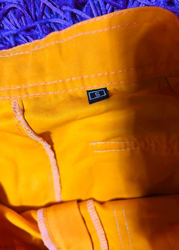 Sarı Midi Kadın Kumaş Pantolon - Görsel 3