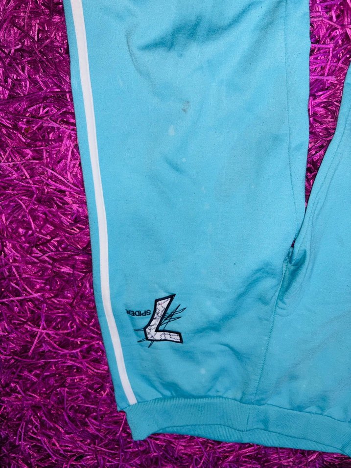 Kızlar için Mavi Fermuarlı Kapüşonlu Eşofman Takımı - Görsel 2