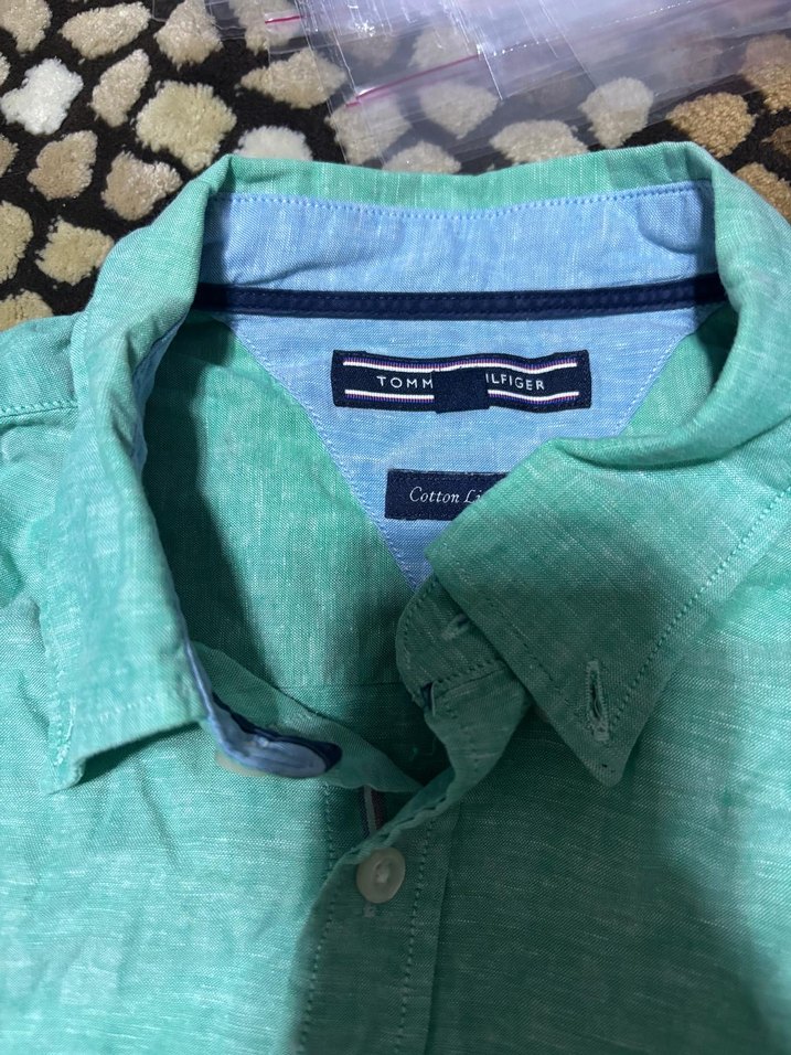 Regular Fit Uzun Kollu Keten Gömlek - Görsel 3