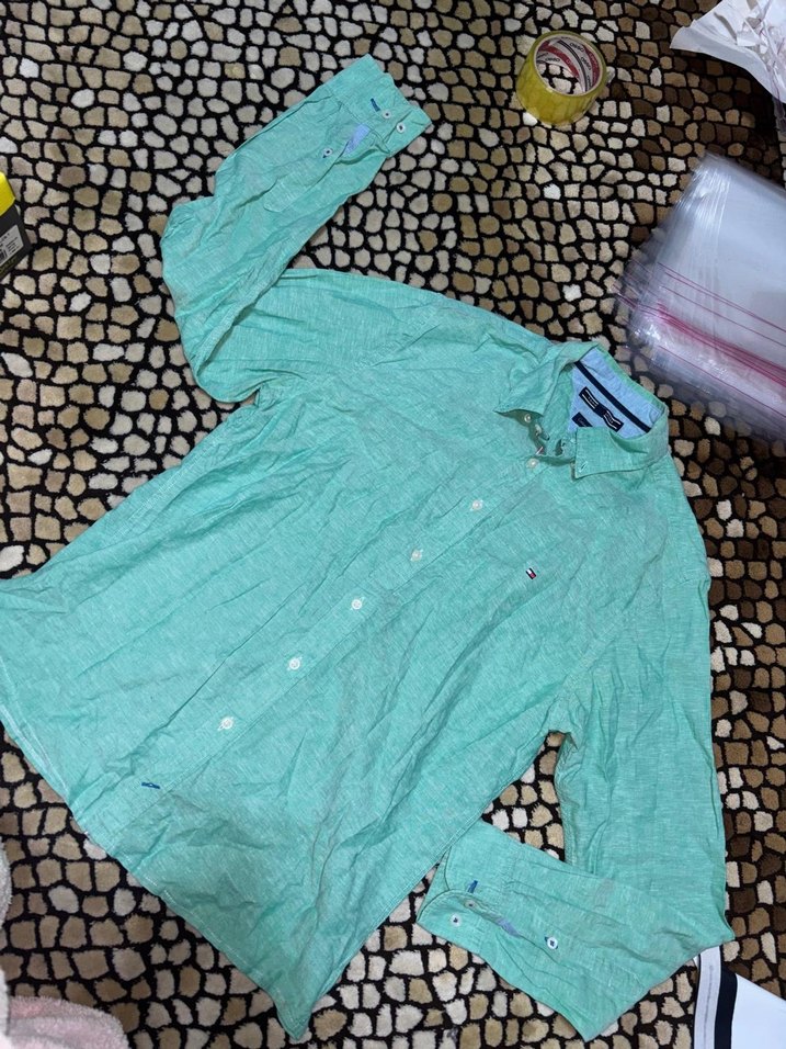 Regular Fit Uzun Kollu Keten Gömlek - Görsel 2