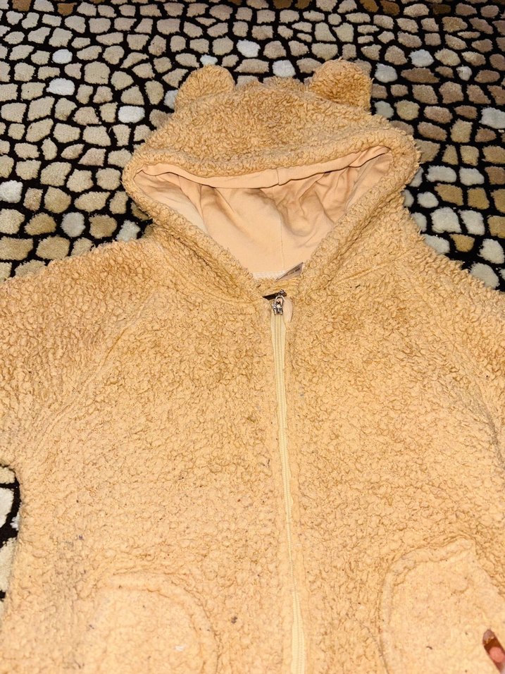 Kahverengi Kürklü Bebek Tulumu - Görsel 3