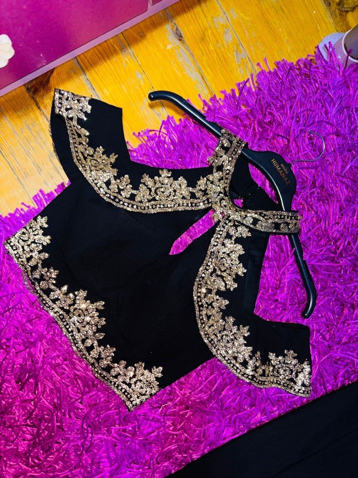 İşlemeli Siyah Mini Kadın Henna Elbise - Görsel 2