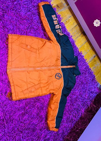 Kapüşonlu Fermuarlı Erkek Çocuk Mont - Görsel 3