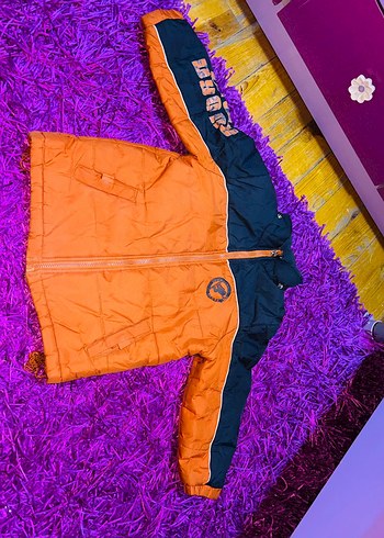 Kapüşonlu Fermuarlı Erkek Çocuk Mont - Görsel 2