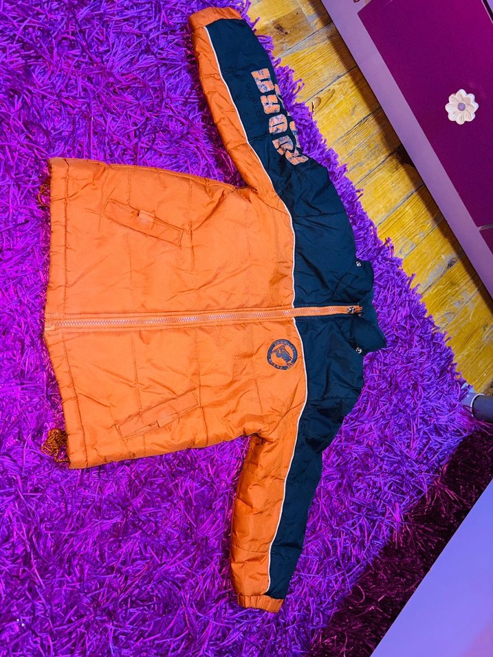 Kapüşonlu Fermuarlı Erkek Çocuk Mont - Görsel 3