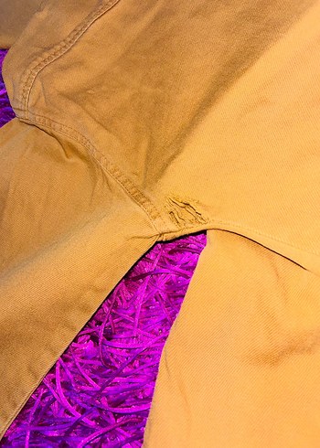 Düğmeli Kahverengi Kadın Tulum - Görsel 3