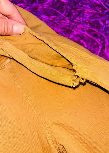 Düğmeli Kahverengi Kadın Tulum - Görsel 2