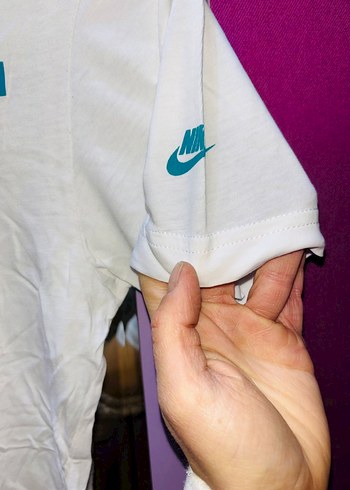 Beyaz USATF Baskılı Erkek Tişört - Görsel 3