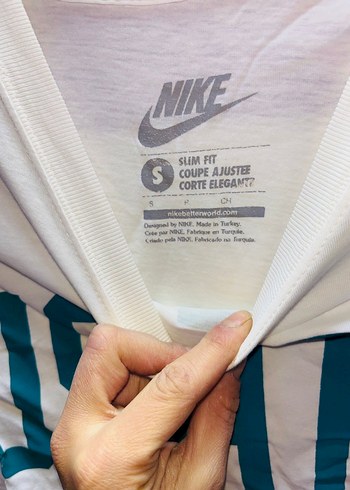 Beyaz USATF Baskılı Erkek Tişört - Görsel 4