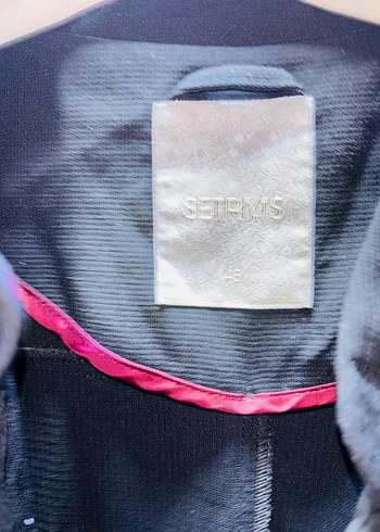 Düğmeli Siyah Uzun Kadın Kaban - Görsel 4