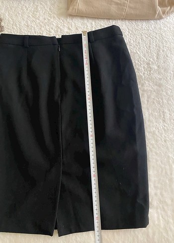 Kadın Siyah Midi Kalem Etek - Görsel 3